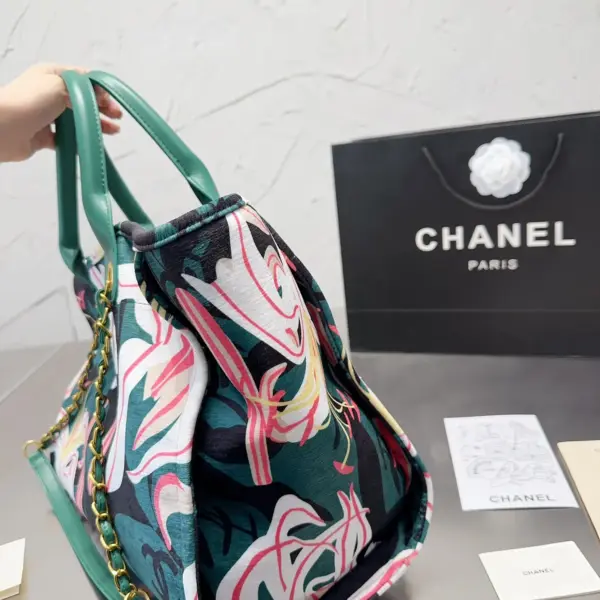 香奈兒CHANEL 花卉珍珠沙灘包高仿精緻美2023頂級版本