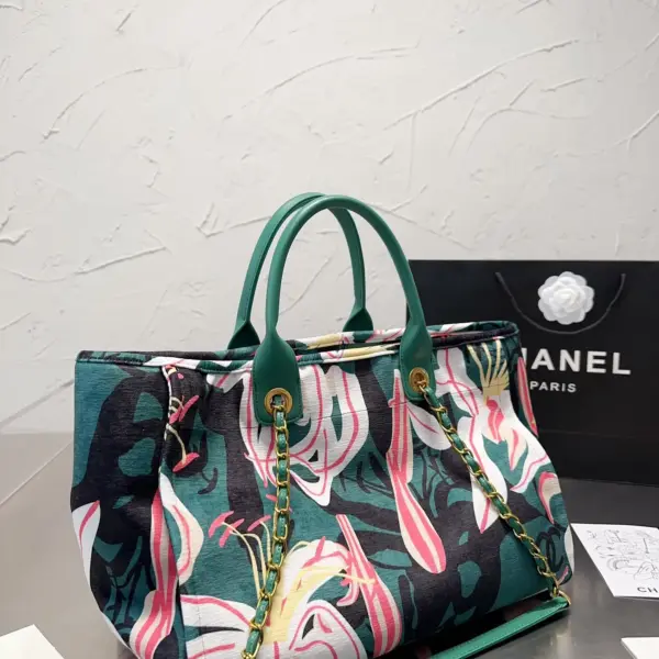 香奈兒CHANEL 花卉珍珠沙灘包高仿精緻美2023頂級版本