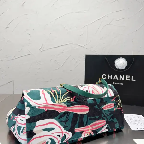 香奈兒CHANEL 花卉珍珠沙灘包高仿精緻美2023頂級版本