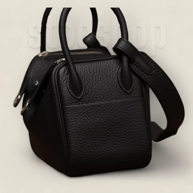 頂級高仿愛馬仕Hermes Lindy mini 19單肩包原廠皮革黑色銀扣 20 頂級高仿愛馬仕Hermes Lindy mini 19單肩包原廠皮革黑色銀扣