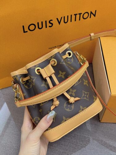 高仿頂級LV Nano Mini系列水桶包M81266 photo review