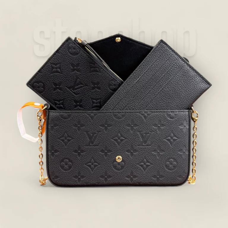 頂級LV Pochette Felicie系列M82477鏈條包，頂級精仿品質 頂級LV