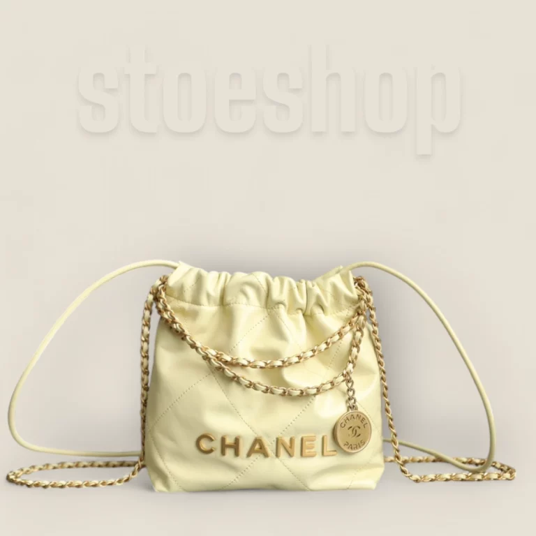 香港全鋼版Chanel迷你沙灘袋暖黃色，高仿復刻版