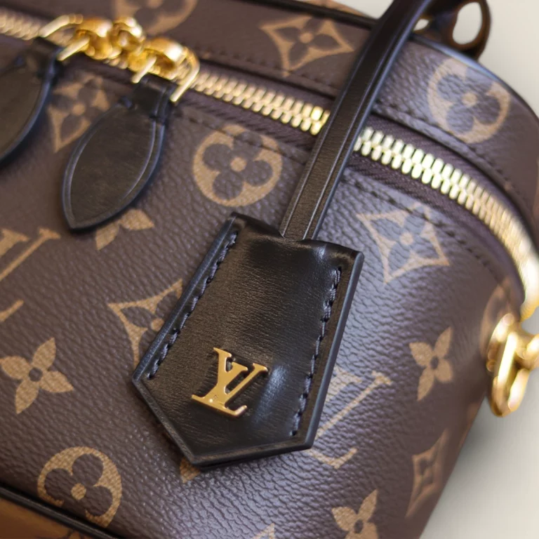 頂級復刻LV女款化妝包小盒包Vanity系列經典老花M45165