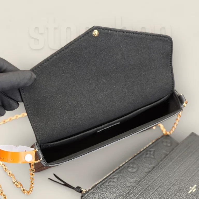 頂級LV Pochette Felicie系列M82477鏈條包，頂級精仿品質 頂級LV