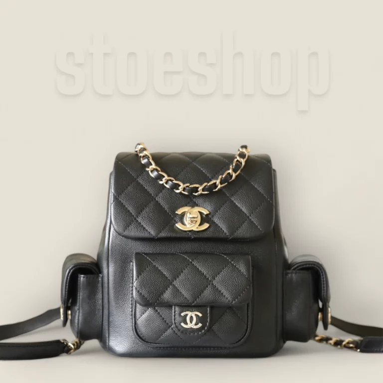 香港Chanel高仿23K系列坦克包黑淡金小號