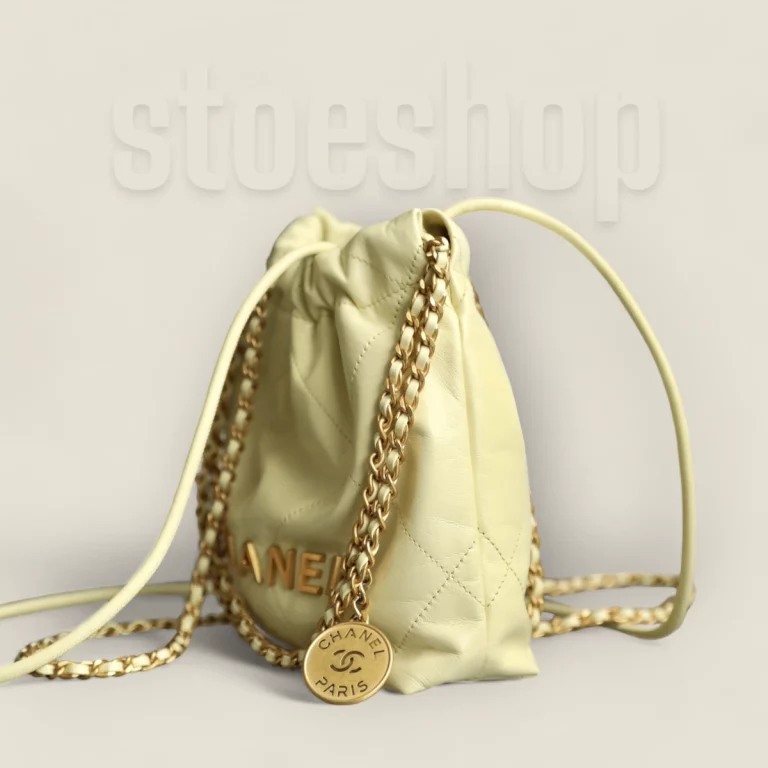 香港全鋼版Chanel迷你沙灘袋暖黃色，高仿復刻版