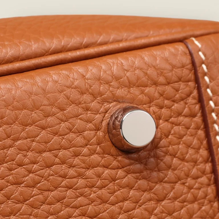 高仿台灣愛馬仕Hermes*Lindy26金棕色銀扣全手工版本 25 高仿台灣愛馬仕Hermes*Lindy26金棕色銀扣全手工版本