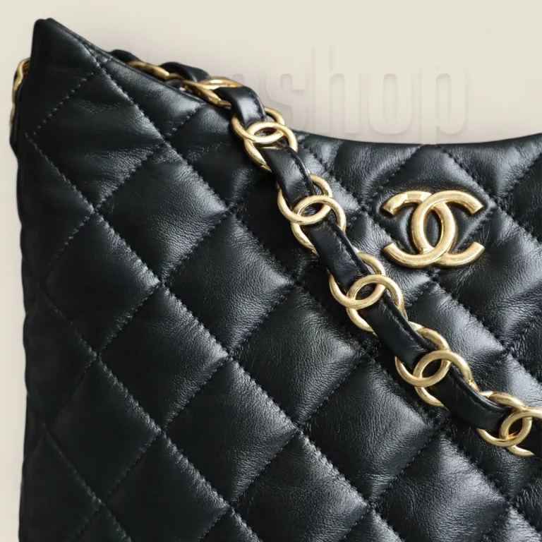 原單Chanel單肩包麻將包Hobo系列黑金大號 19 原單Chanel單肩包 原單Chanel單肩包麻將包Hobo系列黑金大號 原單Chanel單肩包