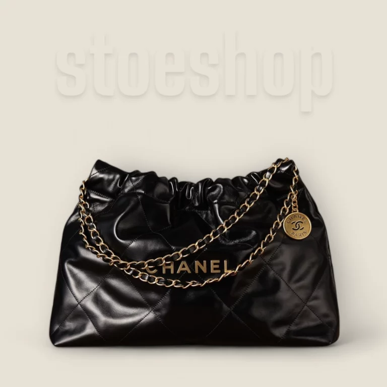 頂級原單Chanel垃圾袋2024早春新款黑色/金扣1:1復刻版