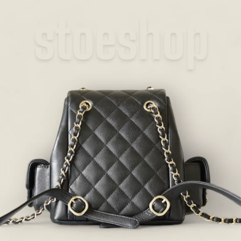 香港Chanel高仿23K系列坦克包黑淡金小號