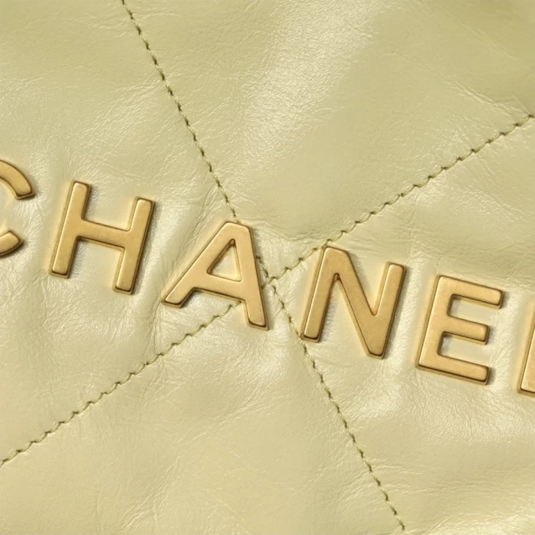 香港全鋼版Chanel迷你沙灘袋暖黃色，高仿復刻版