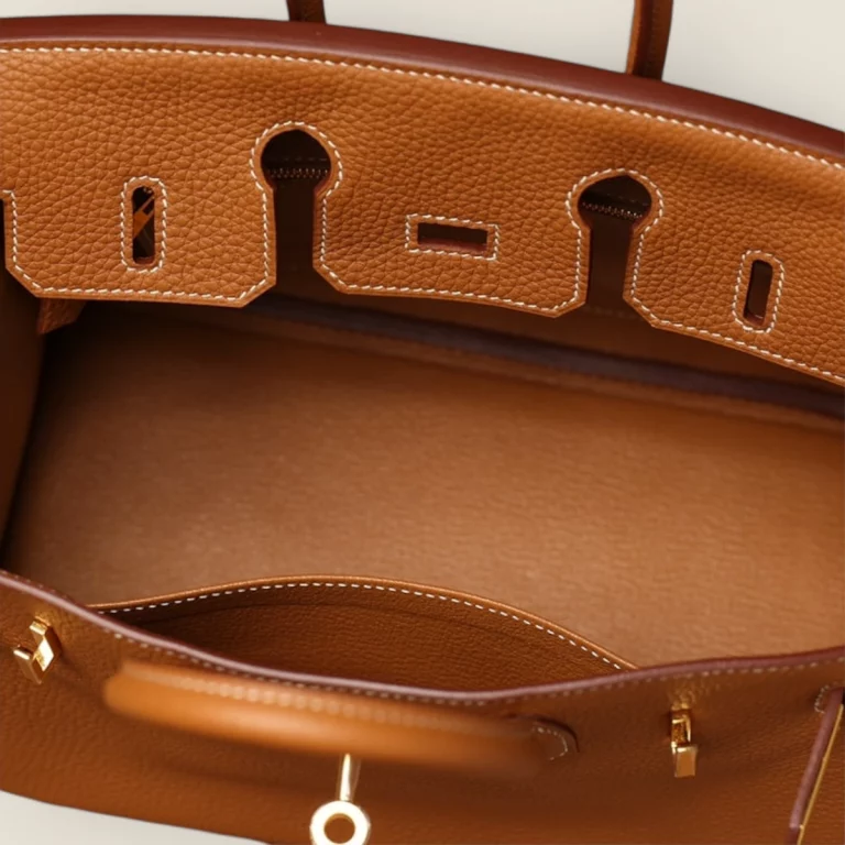 頂級高仿Hermes*Birkin25金棕色金扣全手工版本 Hermes