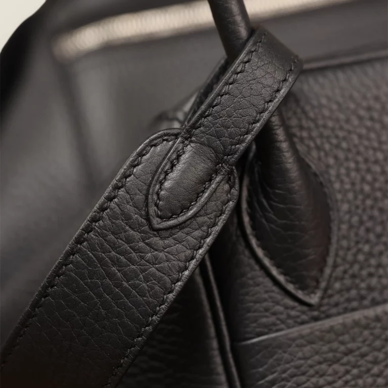 高仿頂級愛馬仕Hermes*Lindy26黑色銀扣全手工版本