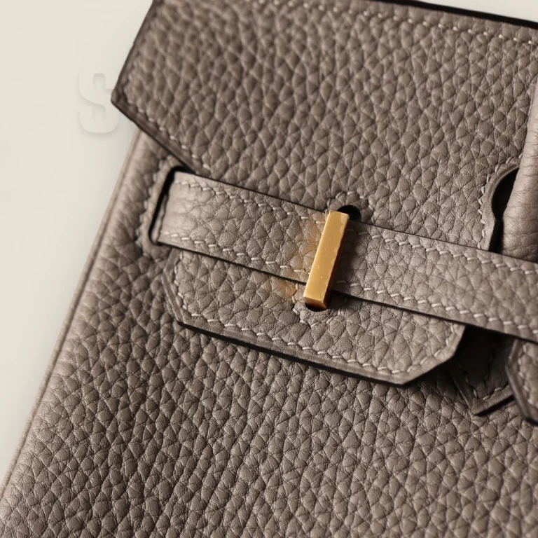 愛馬仕 Birkin 25 積雨雲灰金扣 全手工製作 高品質版 愛馬仕 Birkin 25