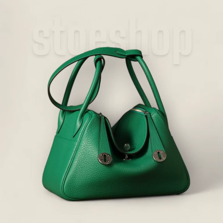 高仿頂級愛馬仕Hermes*Lindy26絲絨綠銀扣全手工版本 21 高仿頂級愛馬仕Hermes*Lindy26絲絨綠銀扣全手工版本