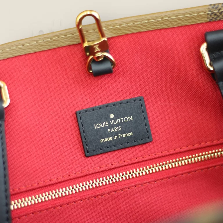 頂級精仿LV Onthego Tote系列 大號雙拼老花女包 - 獨家定製款 M45320