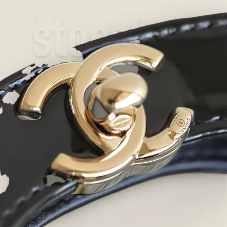 超A級高仿Chanel 23A系列黑白雙拼單肩購物袋精品