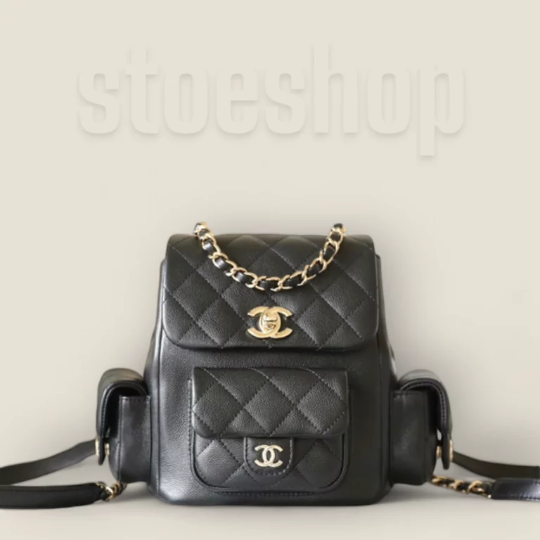香港Chanel高仿23K系列坦克包黑淡金小號