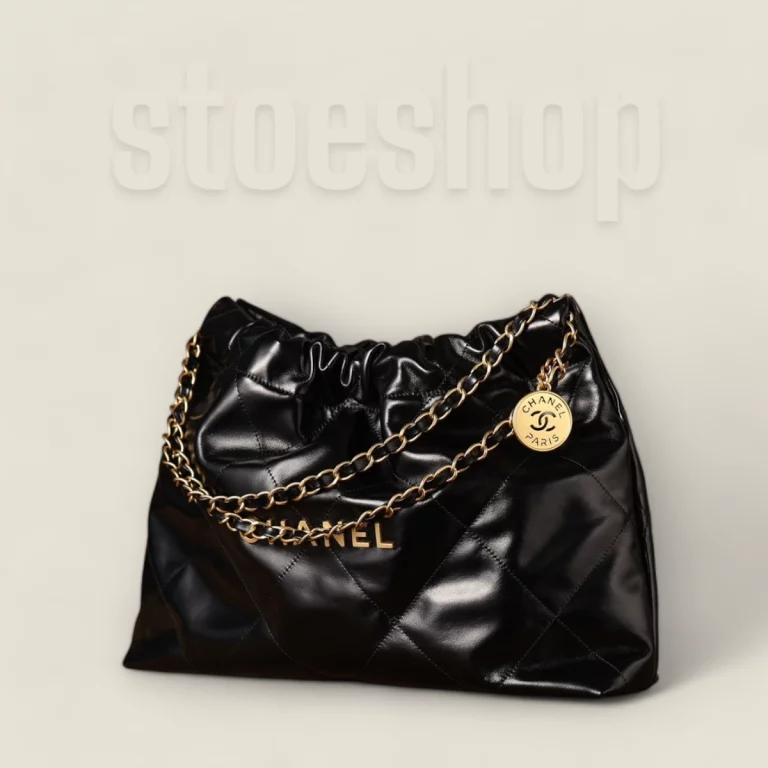 頂級原單Chanel垃圾袋2024早春新款黑色/金扣1:1復刻版