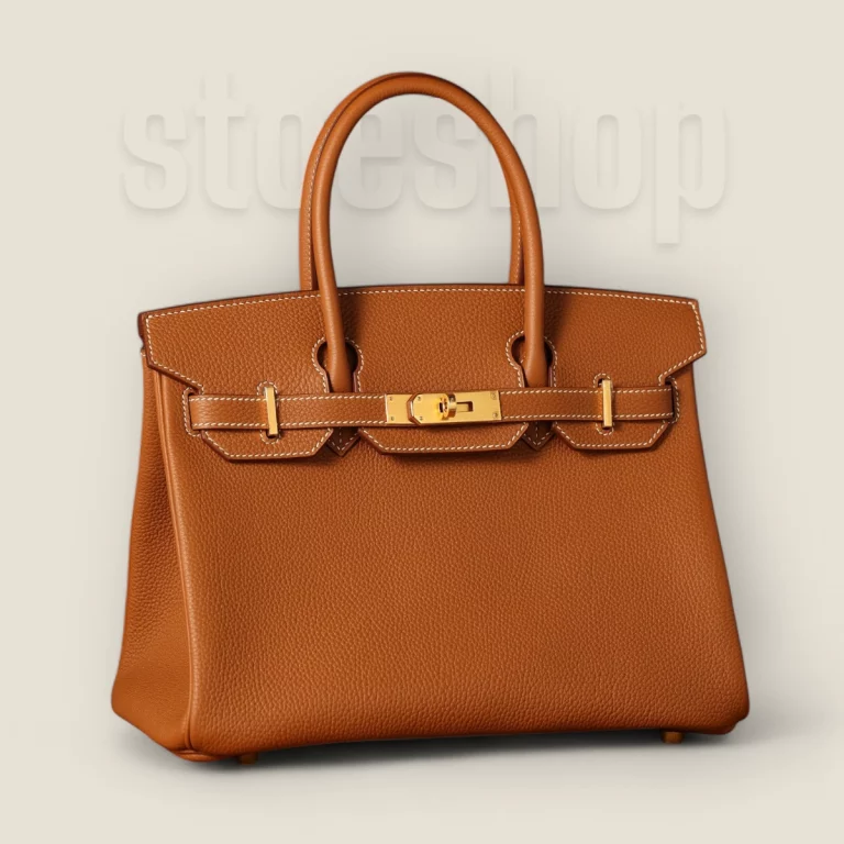 獨家純手工縫製 高仿 愛馬仕 Birkin 30 金棕金扣 高品質版 愛馬仕