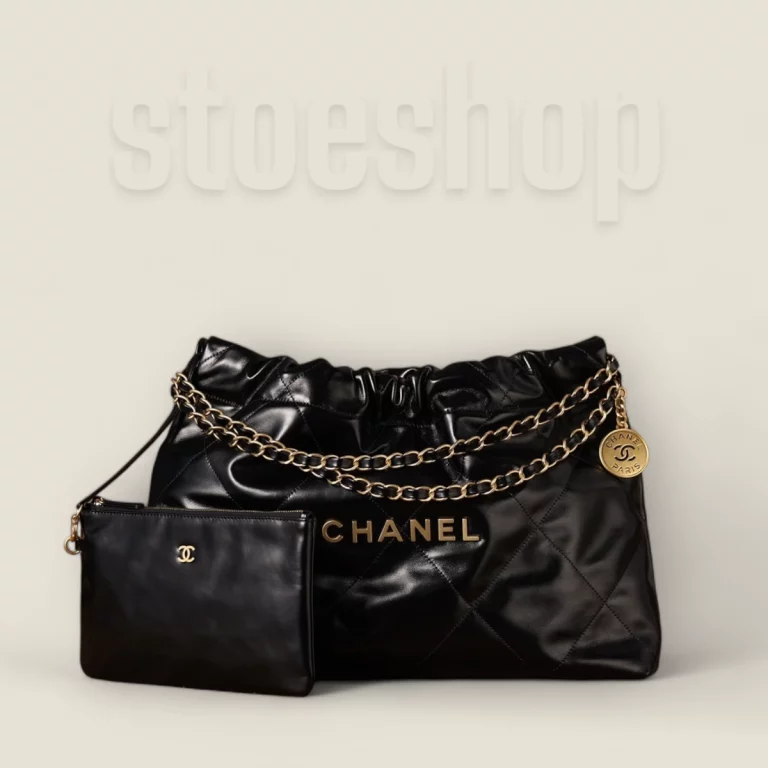 頂級原單Chanel垃圾袋2024早春新款黑色/金扣1:1復刻版