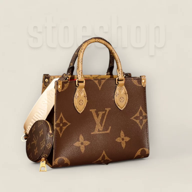 台灣原單高仿LV Onthego手提單肩包 小號 - Louis Vuitton Onthego系列 M46373 台灣原單高仿