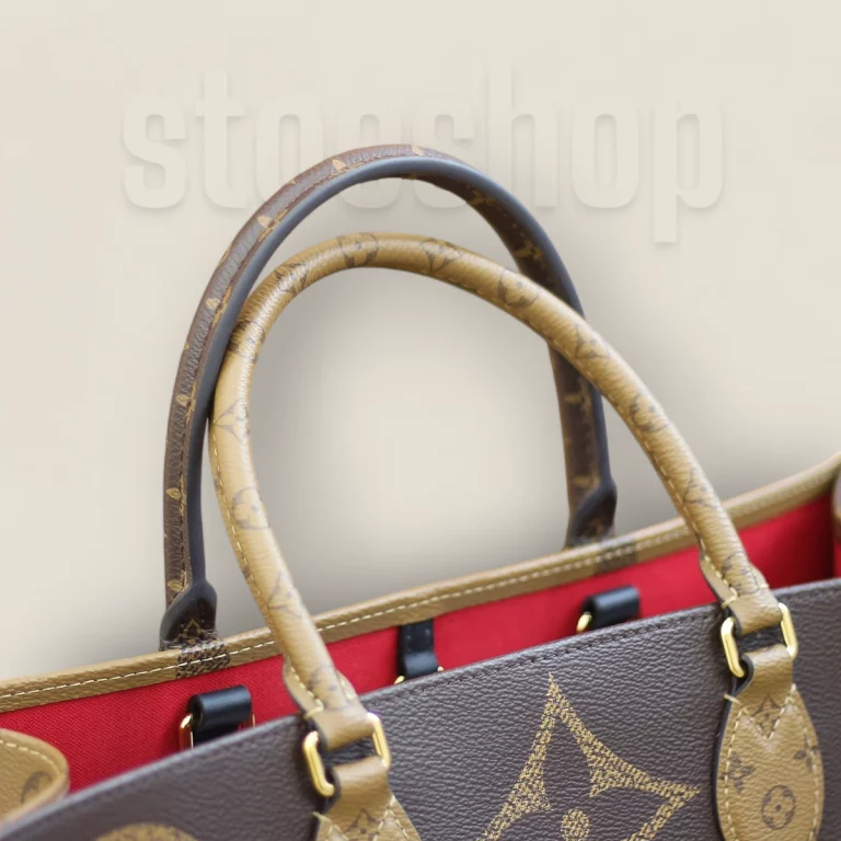 頂級精仿LV Onthego Tote系列 大號雙拼老花女包 - 獨家定製款 M45320