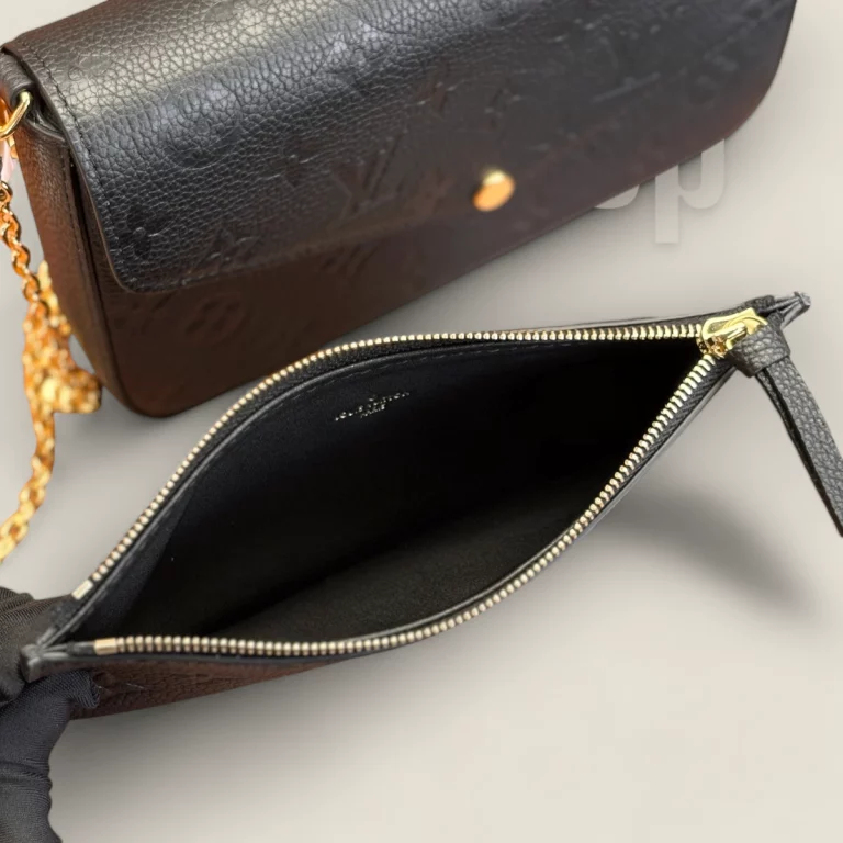 頂級LV Pochette Felicie系列M82477鏈條包，頂級精仿品質 頂級LV