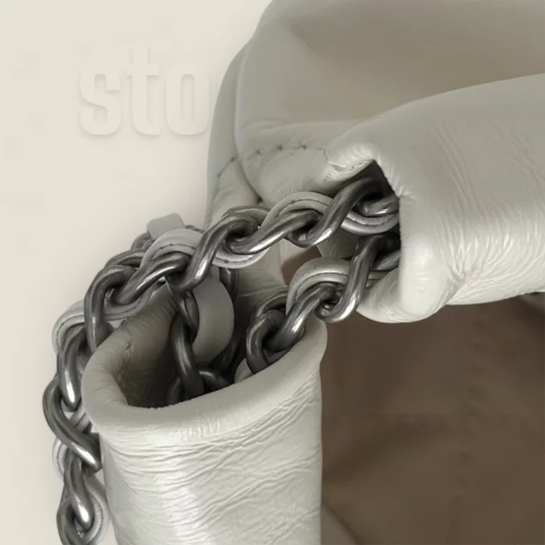 超A高仿Chanel 23S系列白色小牛皮Mini購物袋精品版