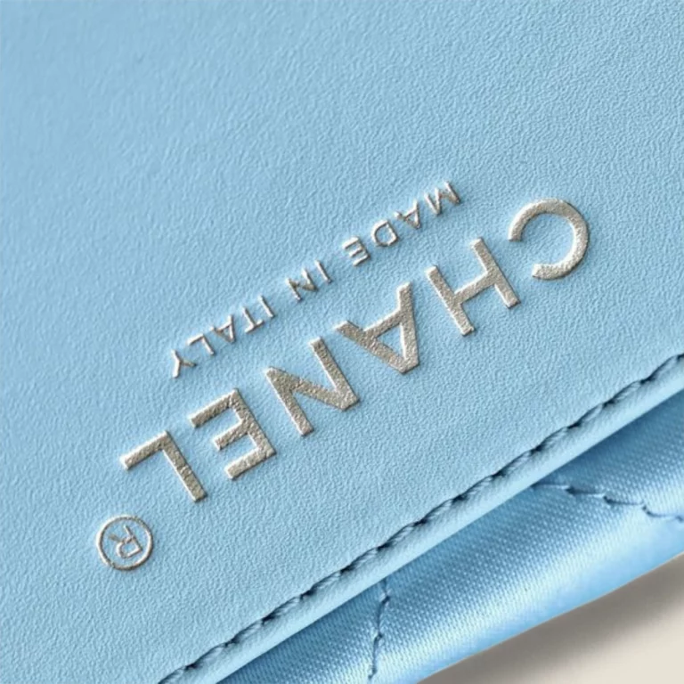 頂級精仿Chanel Mini奶藍色購物袋高仿精品版