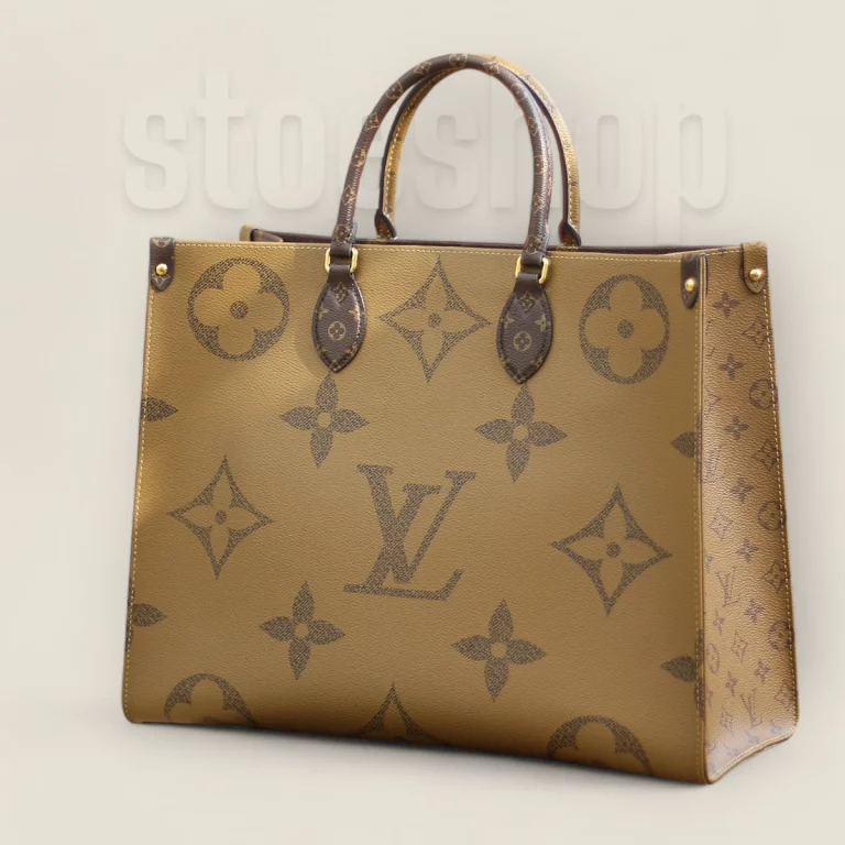 頂級精仿LV Onthego Tote系列 大號雙拼老花女包 - 獨家定製款 M45320