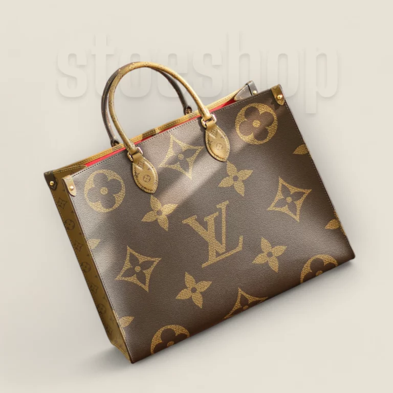 頂級精仿LV Onthego Tote系列 大號雙拼老花女包 - 獨家定製款 M45320