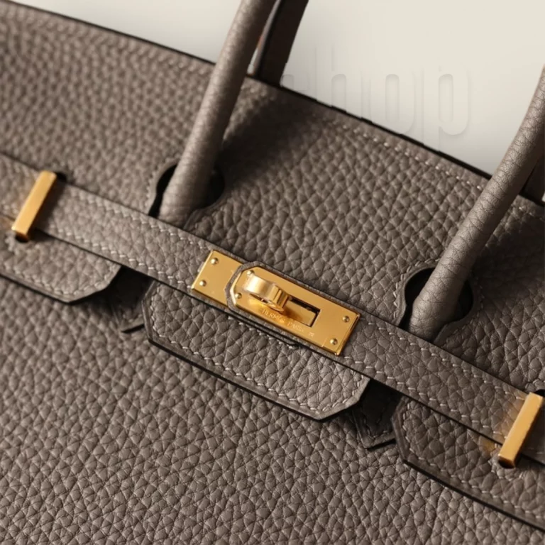 愛馬仕 Birkin 25 積雨雲灰金扣 全手工製作 高品質版 愛馬仕 Birkin 25