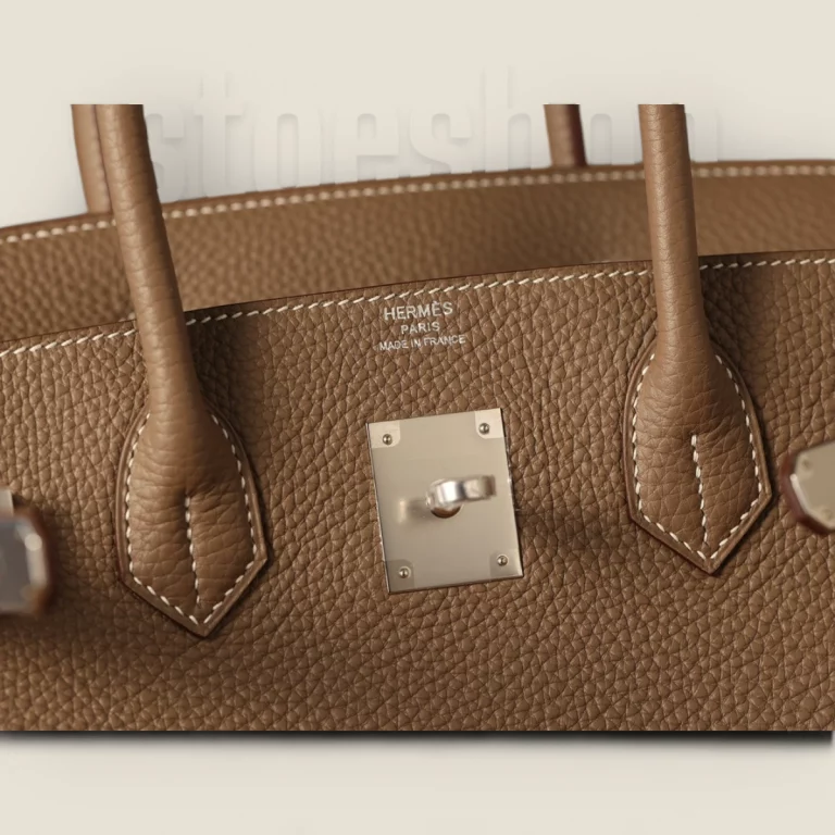 頂級1：1愛馬仕 Birkin 25 柏金包 大象灰銀扣 原廠皮革 香港版 全手工製作 頂級1：1愛馬仕