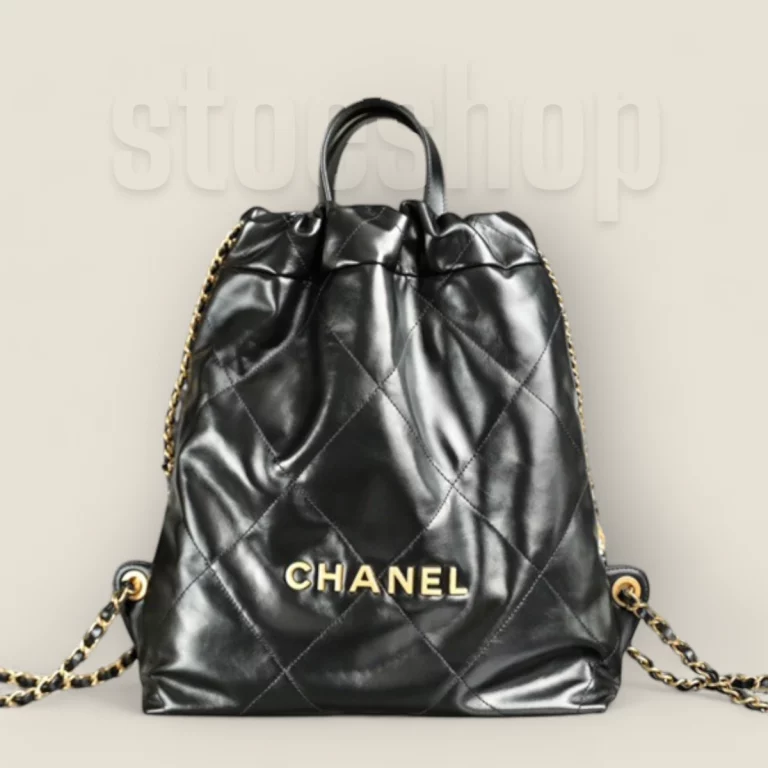 精仿Chanel雙肩背包23P系列黑金 精仿Chanel雙肩背包