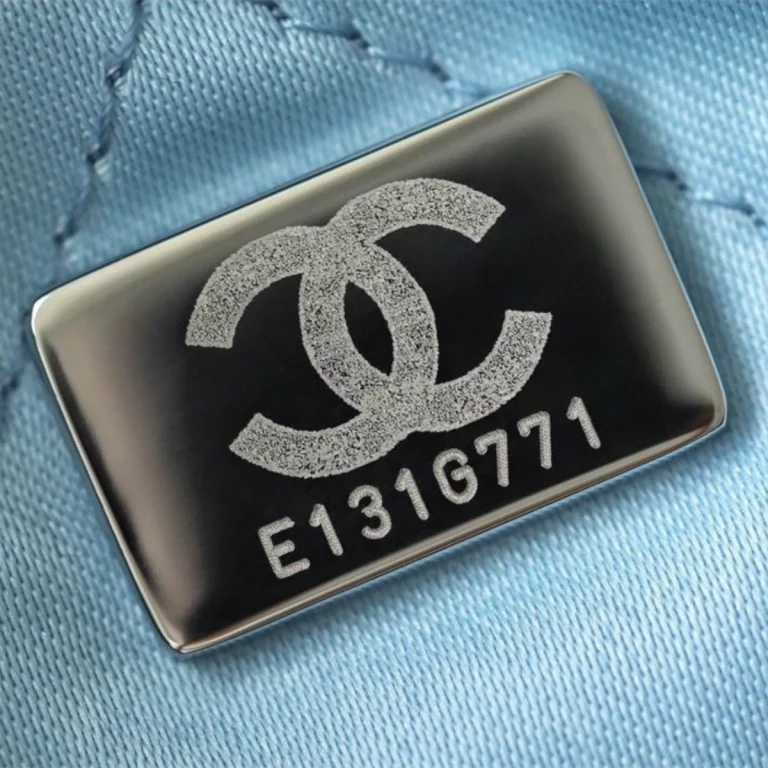 頂級精仿Chanel Mini奶藍色購物袋高仿精品版