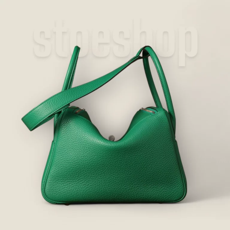 高仿頂級愛馬仕Hermes*Lindy26絲絨綠銀扣全手工版本 19 高仿頂級愛馬仕Hermes*Lindy26絲絨綠銀扣全手工版本