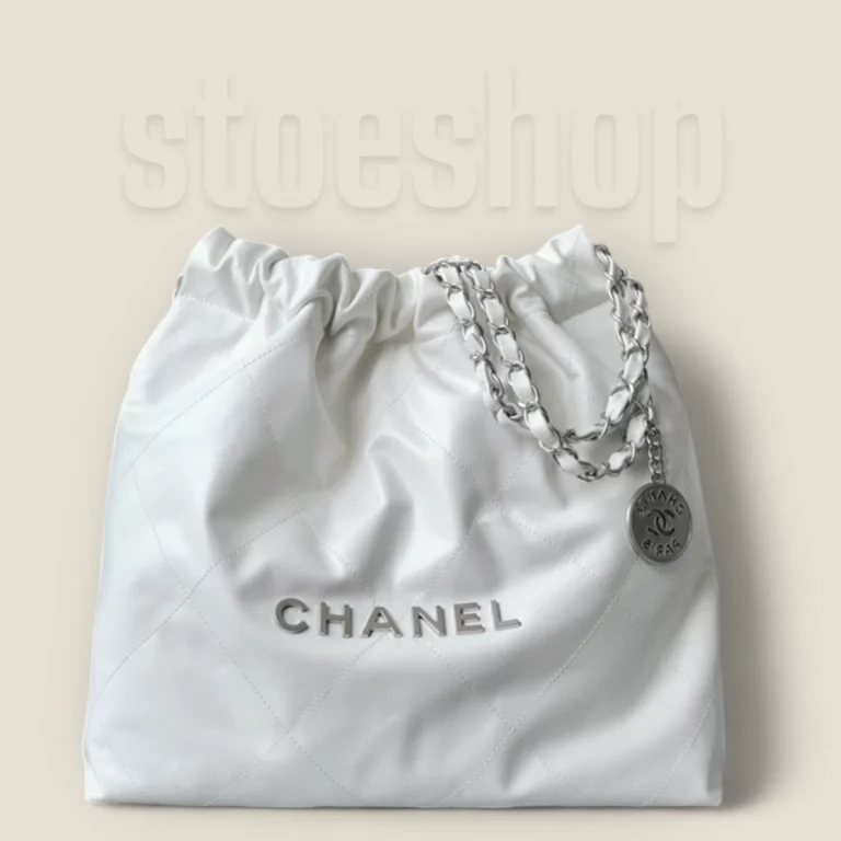 小香Chanel 22Bag系列銀扣購物袋，高仿版完美還原奢華質感