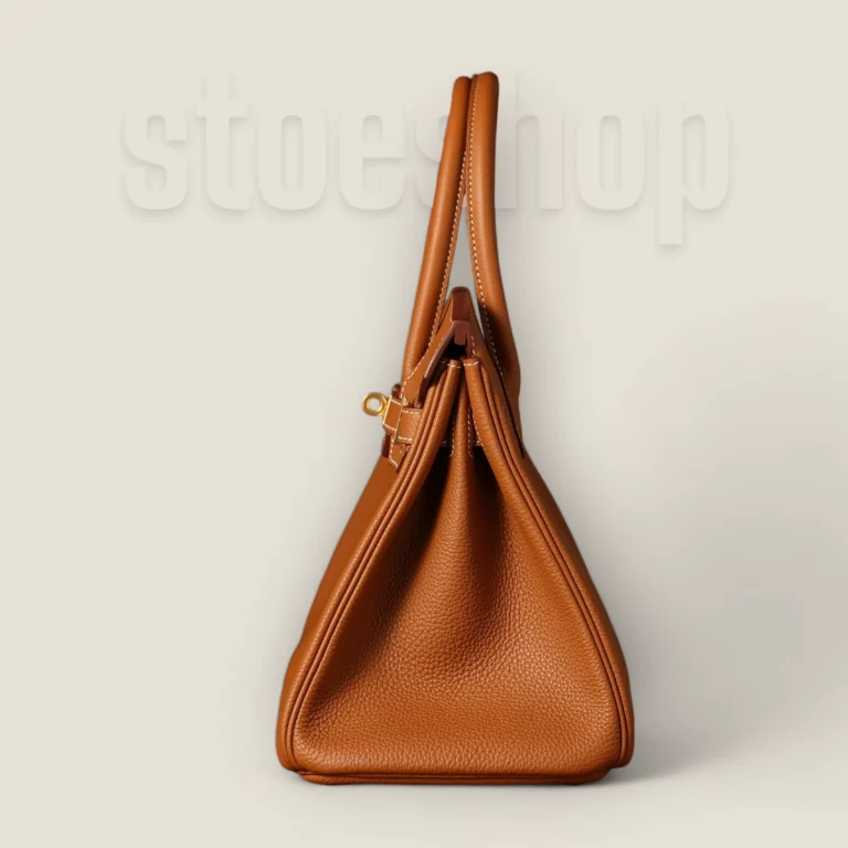 獨家純手工縫製 高仿 愛馬仕 Birkin 30 金棕金扣 高品質版 愛馬仕