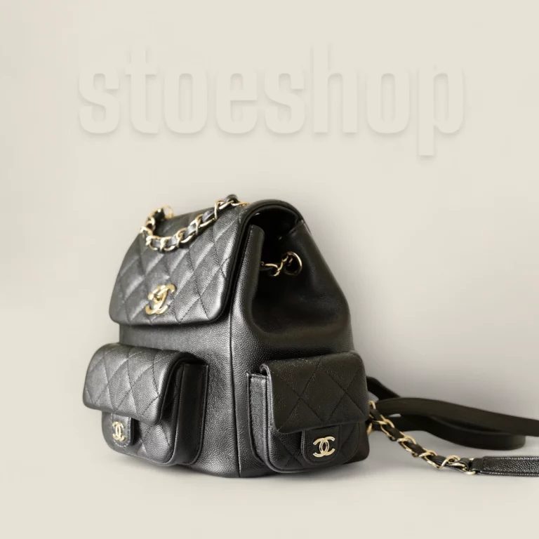 Chanel高仿背包23K系列坦克炸藥包黑淡金大號 13 Chanel高仿背包23K系列坦克炸藥包黑淡金大號