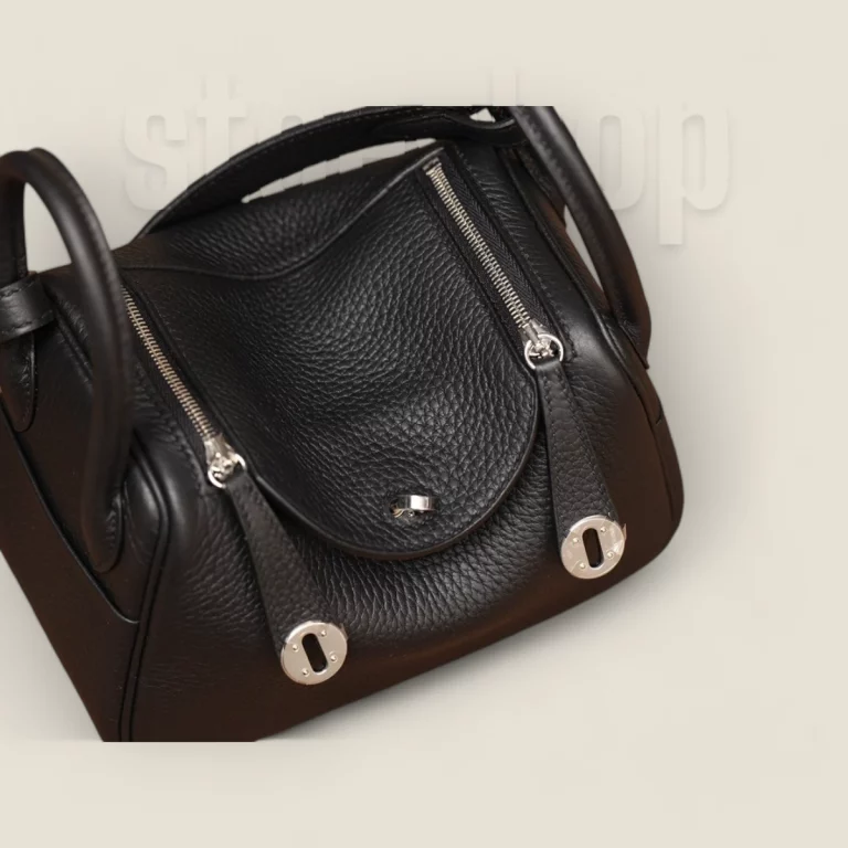 頂級高仿愛馬仕Hermes Lindy mini 19單肩包原廠皮革黑色銀扣 23 頂級高仿愛馬仕Hermes Lindy mini 19單肩包原廠皮革黑色銀扣