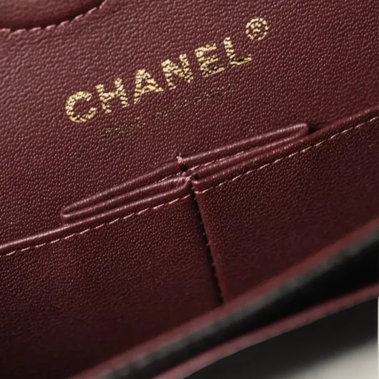 頂級高仿香奈兒Chanel*CF23系列魚子醬口蓋包黑金S免檢版-貨號:A01113