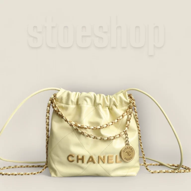 香港全鋼版Chanel迷你沙灘袋暖黃色，高仿復刻版