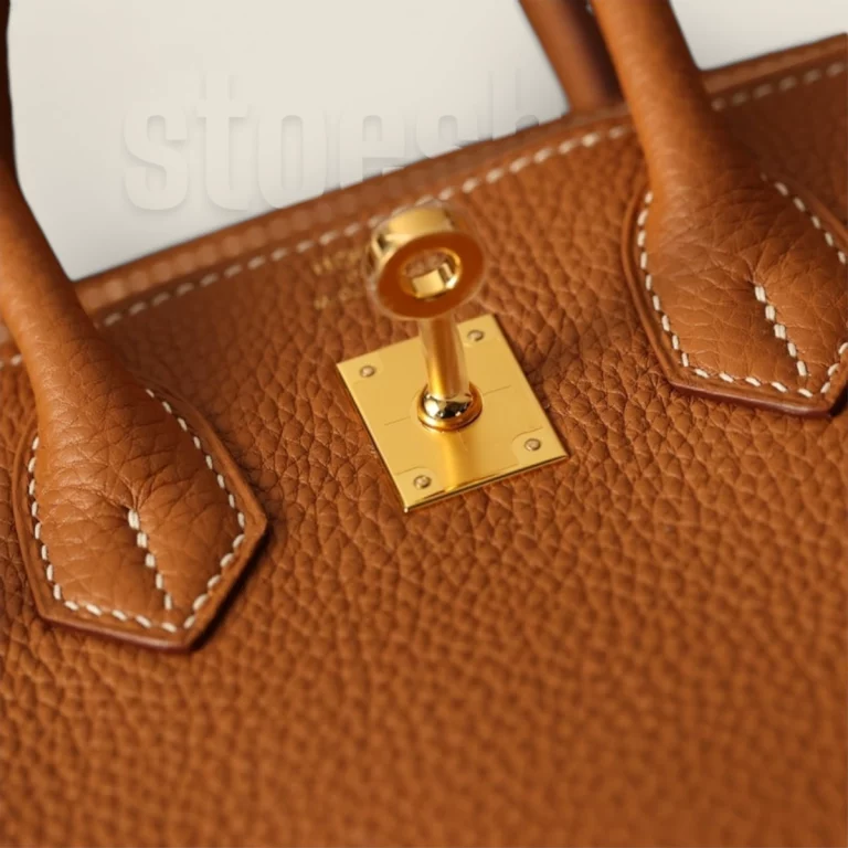 頂級高仿Hermes*Birkin25金棕色金扣全手工版本 Hermes