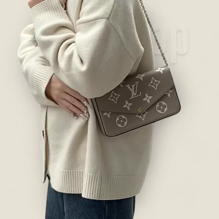 頂級原單高仿LV Pochette Felicie系列M82610鏈條包，精緻復刻品質 頂級原單高仿LV
