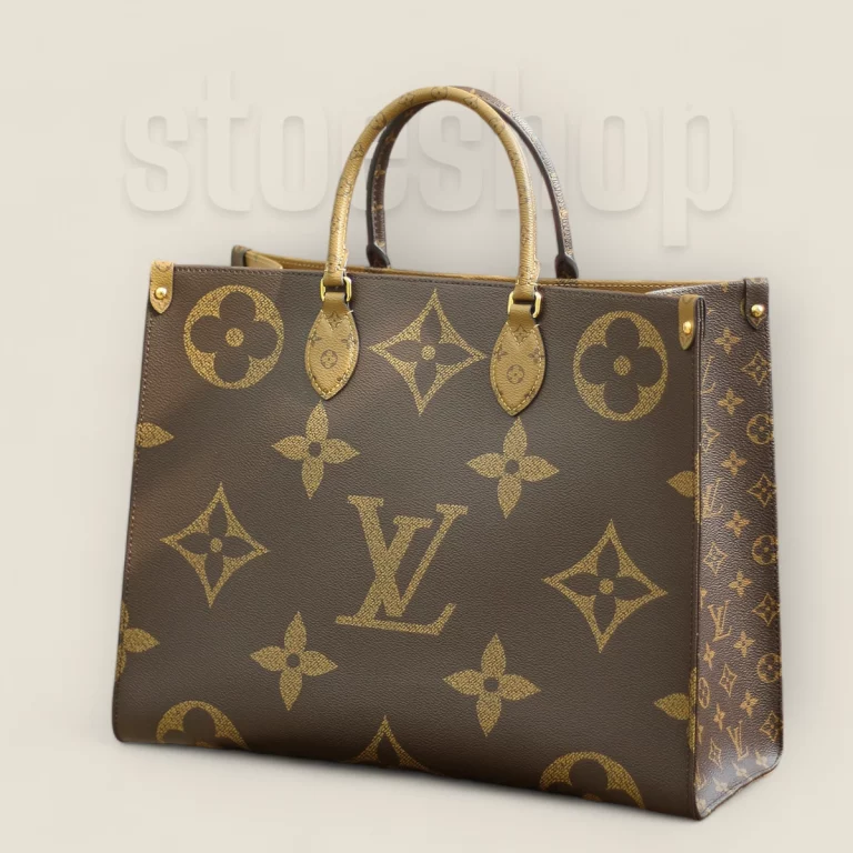 頂級精仿LV Onthego Tote系列 大號雙拼老花女包 - 獨家定製款 M45320