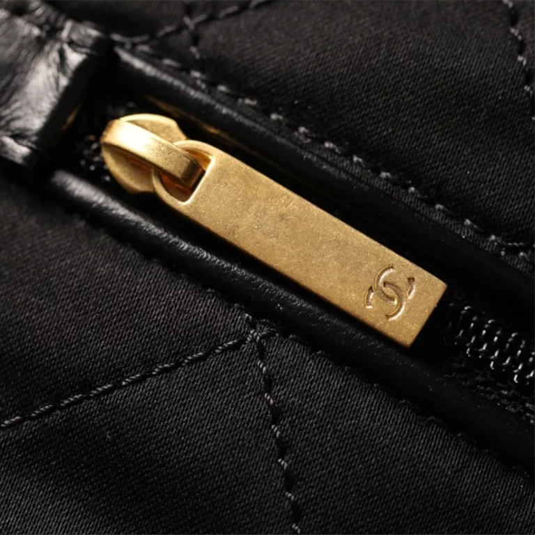 頂級原單Chanel垃圾袋2024早春新款黑色/金扣1:1復刻版