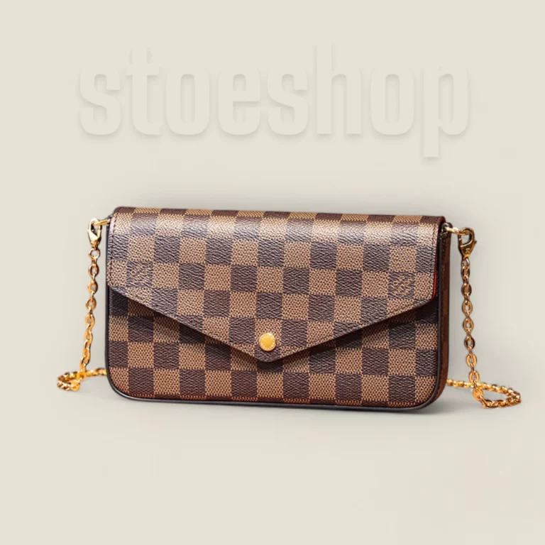 高仿LV Pochette Felicie系列M63032鏈條包，頂級原單品質