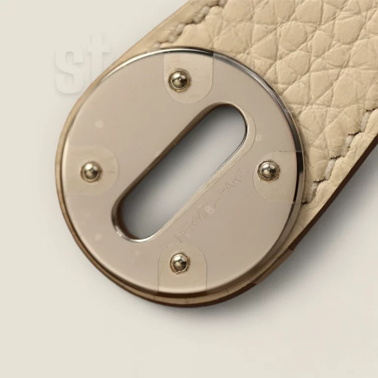 高仿愛馬仕Hermes*Lindy26奶昔白銀扣全手工版本